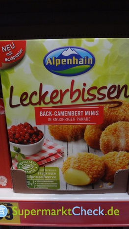 Foto von Alpenhain Leckerbissen Back Camemberts Minis