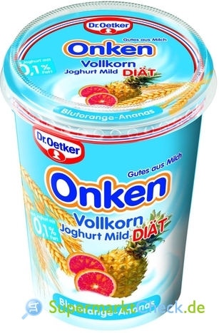 Foto von Dr. Oetker Onken Vollkorn Joghurt Mild Diät 
