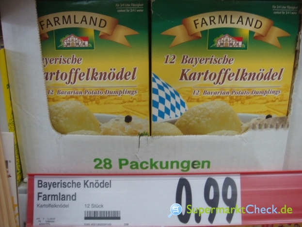 Foto von Farmland Bayerische Kartoffelknödel