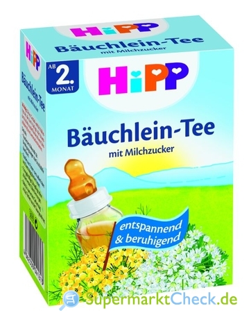 Foto von Hipp Bäuchlein-Tee mit Milchzucker