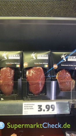 Foto von Steak Selection frisches Rinder Hüftsteak
