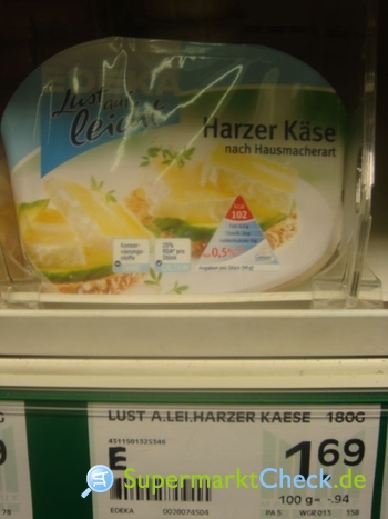 Foto von Edeka Lust auf leicht Harzer Käse