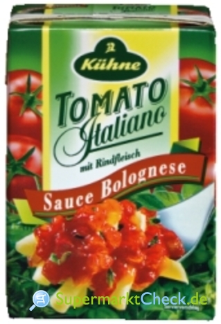 Foto von Kühne Tomato Italiano Sauce Bolognese