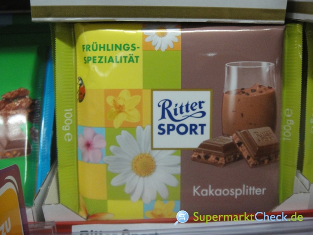 Foto von Ritter Sport Frühlings Spezialität Schokolade 