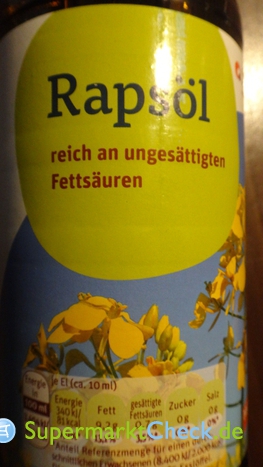 Foto von Deutsche Küche / Tegut Rapsöl