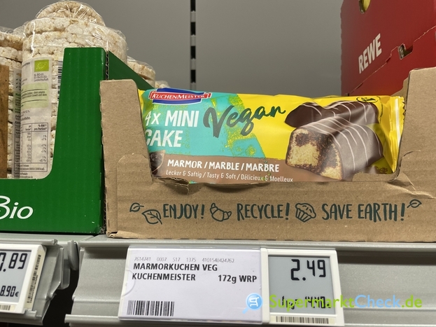 Foto von Kuchenmeister Marmorkuchen 4 Mini Cakes vegan 172g
