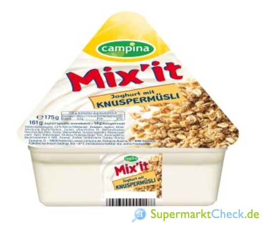 Foto von Campina Mix it Joghurt 
