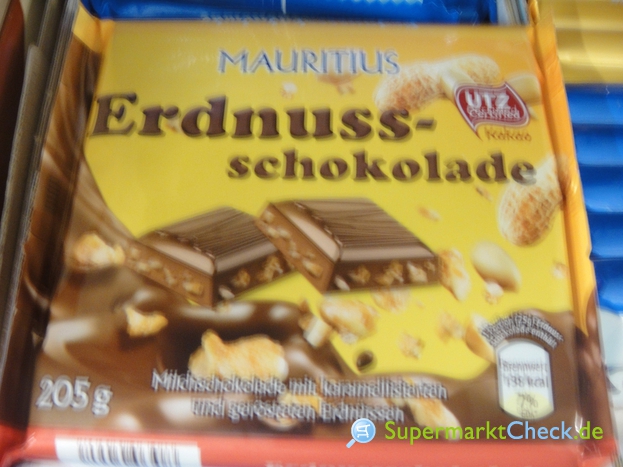 Foto von Mauritius Erdnuss Schokolade