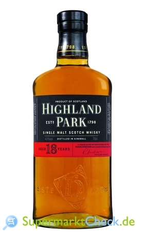 Foto von Highland Park 18 Jahre Whisky 