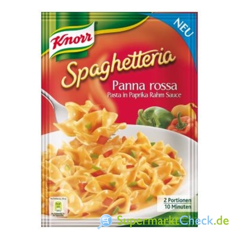 Foto von Knorr Spaghetteria Panna rossa Pasta 