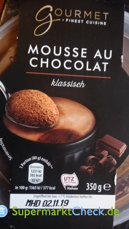 Foto von Gourmet Mousse au Chocolat