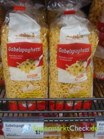 Foto von Deutsche Küche / Tegut Gabel Spaghetti