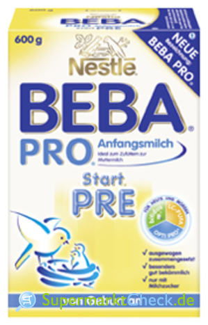 Foto von Nestle Beba PRO Start PRE Anfangsmilch