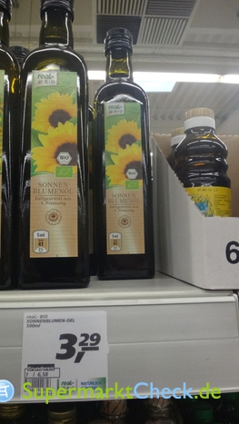 Foto von real Bio Sonnenblumenöl
