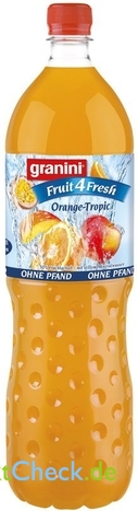 Foto von Granini Fruit 4 Fresh Orange-Tropic
