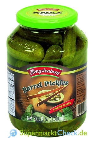 Foto von Hengstenberg Barrel Pickles