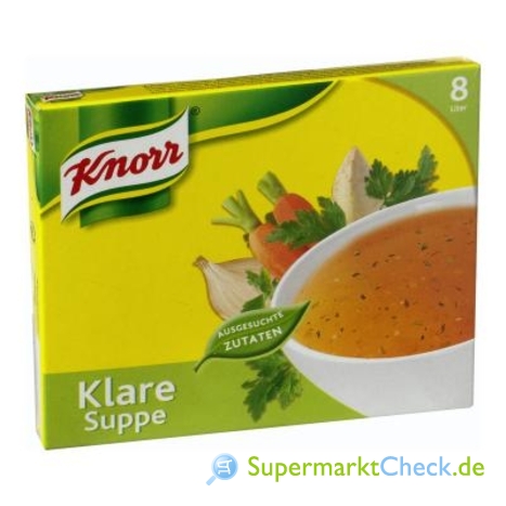 Foto von Knorr Klare Suppe Würfel