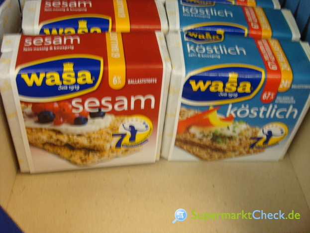 Wasa Knäckebrot Sesam: Preis, Angebote, Kalorien &amp; Nutri-Score
