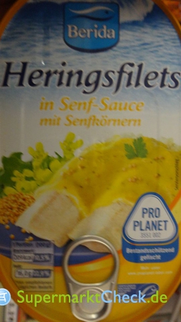 Foto von Berida Heringsfilets in Senfsauce mit Senfkörnern