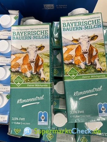 Foto von Bayerische Bauernmilch H-Vollmilch 