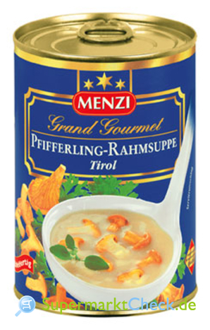 Foto von Menzi Grand Gourmet Pfifferling-Rahmsuppe
