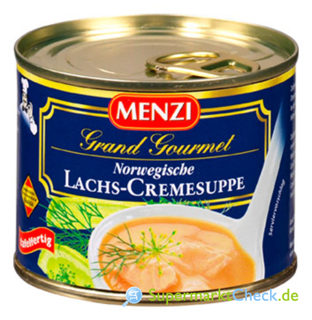 Foto von Menzi Grand Gourmet Norwegische Lachs-Cremesuppe