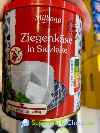 Milbona Ziegenkäse in Salzlake: Preis, & Kalorien Angebote