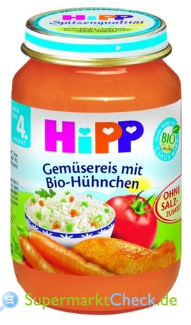 Foto von Hipp Gemüsereis mit Bio-Hühnchen