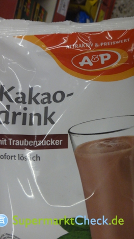 Foto von A&P Kakao-Drink Pulver