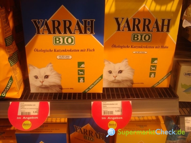 Foto von Yarrah Bio Katzenkroketten
