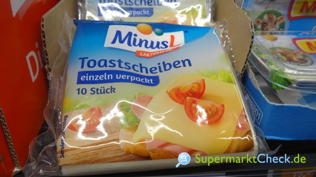Foto von MinusL Laktosefrei Toastscheiben 40 % Fett i. Tr. 10 Stück