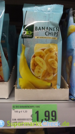 Foto von bio zentrale Bananen Chips