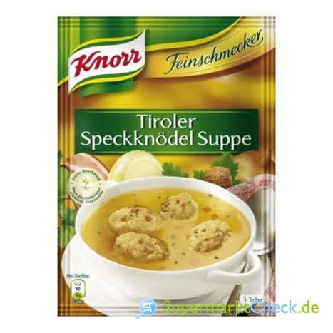 Foto von Knorr Feinschmecker Tiroler Speckknödel Suppe