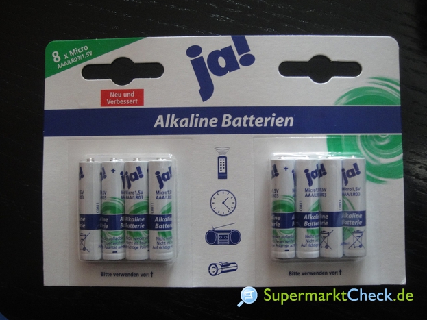 Foto von Ja! Batterien Micro Alkaline AAA