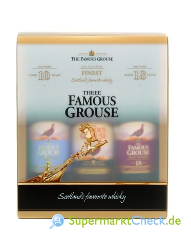 Foto von Famous Grouse Triple Pack Whisky