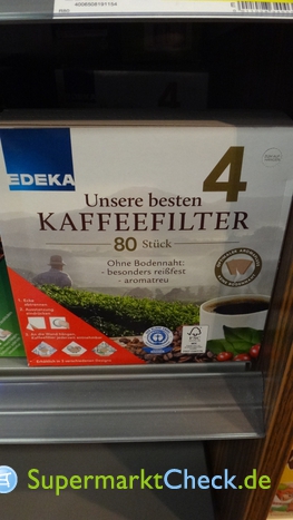 Foto von EDEKA Unsere besten Kaffee Filter  