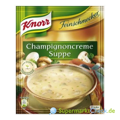 Foto von Knorr Feinschmecker Champignoncreme Suppe