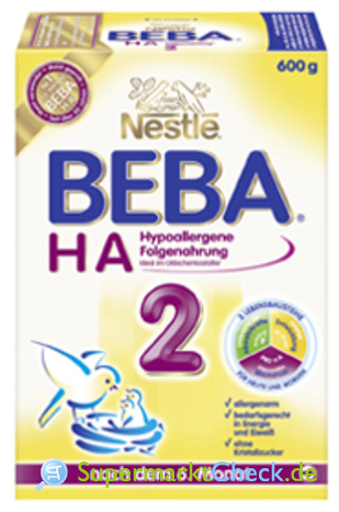 Foto von Nestle Beba HA 2 Hypoallergene Folgenahrung