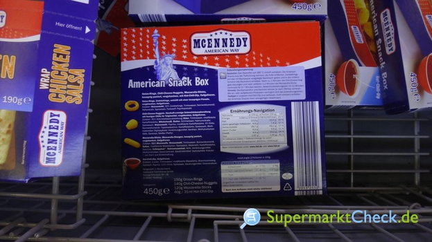 Mc Ennedy American Snackbox: Kalorien Preis, Angebote, & Nutri-Score