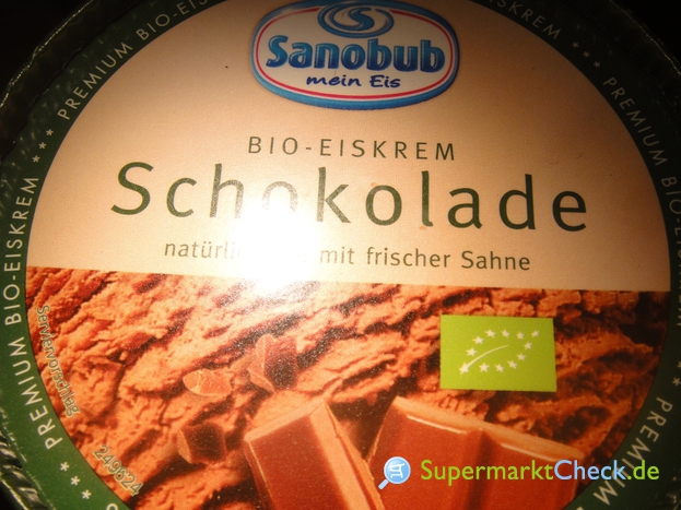 Foto von Sanobub Bio Eiscreme Schokolade
