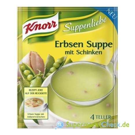 Foto von Knorr Suppenliebe Erbsen Suppe