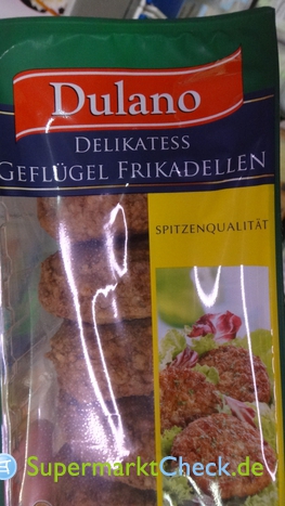 Nutri-Score Delikatess Geflügel & Dulano Preis, Kalorien Frikadellen: Angebote,