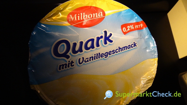 Milbona Quark mit Vanillegeschmack 0,2% Fett: Preis, Angebote, Kalorien ...