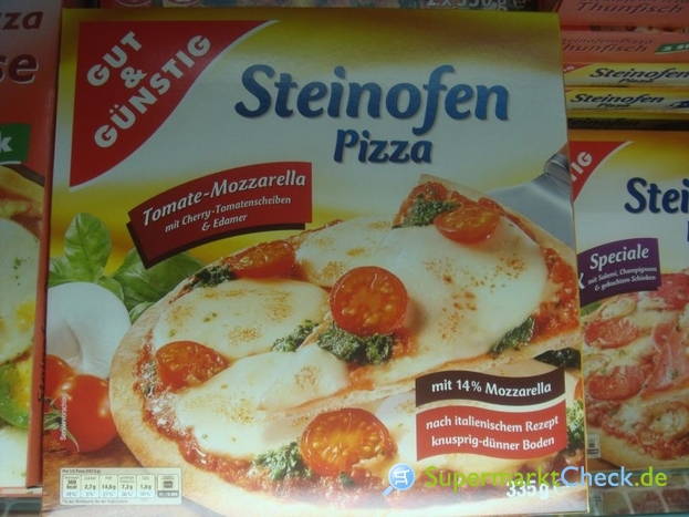 Foto von Gut & Günstig Steinofen Pizza 