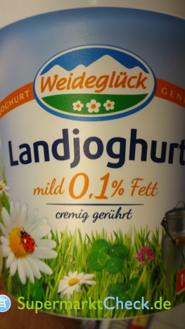 Foto von Weideglück Landjoghurt mild 0,1% Fett