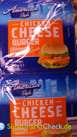 Foto von American Style Chicken Cheeseburger