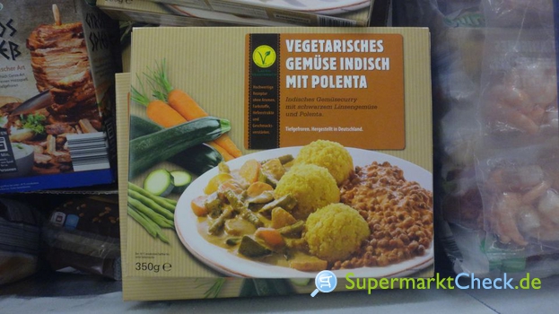 Foto von Vegetarisches Gemüse Indisch mit Polenta