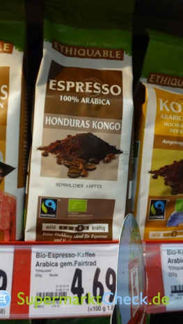 Foto von Ethiquable Honduras Kongo Espresso 