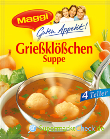 Foto von Maggi Guten Appetit Grießklößchen Suppe
