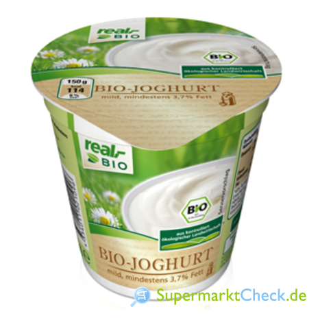Foto von real bio Bio-Joghurt mild